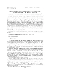 Stronger Bounds on Braess's Paradox And