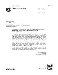 General Assembly Distr.: General 13 October 2014