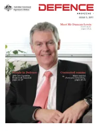 People in Defence Connected Comms Meet Mr Duncan Lewis