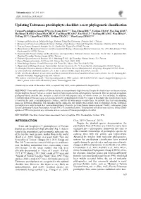 Updating Taiwanese Pteridophyte Checklist: a New Phylogenetic Classification