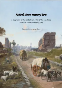 A Stroll Down Memory Lane