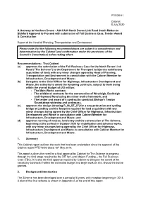A361/A39 North Devon Link Road South Molton to Bideford Approval to Proceed with Submission of Full Business Case, Tender Award & Construction