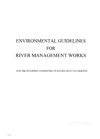 Environmental Guidelines for River Management Works