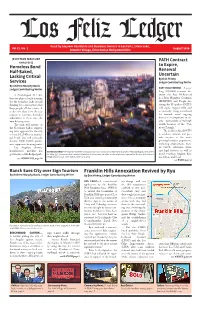Franklin Hills Annexation Revived by Ryu by Andrew Murphy Davis, Ledger Contributing Writer by Erin Hickey, Ledger Contributing Writer