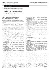 IAPT/IOPB Chromosome Data 8