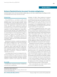 Methods of Endothelial Function Assessment