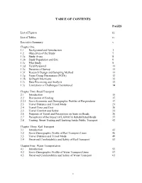 Table of Contents