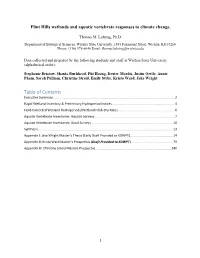 Table of Contents Executive Summary