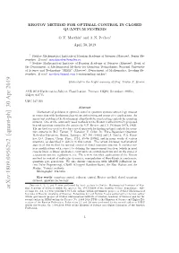 Arxiv:1809.09562V2 [Quant-Ph] 30 Apr 2019 Sian Academy of Sciences Within the Project No