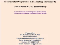 E-Content for Programme: M.Sc. Zoology (Semester-II)