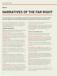 Narratives of the Far-Right