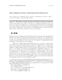 Rigid Origami Vertices: Conditions and Forcing Sets∗