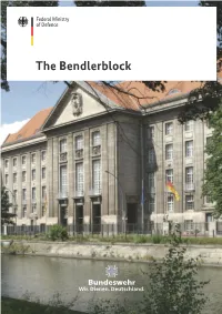The Bendlerblock the Bendlerblock Contents