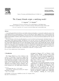 The Canary Islands Origin: a Unifying Model