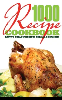 1000 Recipe Cookbook