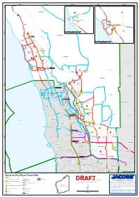 Wanneroo Key Bicycle Routes Map Datum Geocentric Datum of Australia 1994 Legend Projection Map Grid Australia, Zone 50