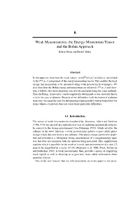 Weak Measurements, the Energy-Momentum Tensor and the Bohm Approach Robert Flack and Basil J