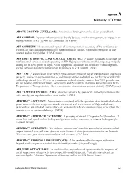 Glossary of Terms