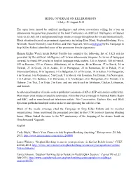 MEDIA COVERAGE on KILLER ROBOTS 10 July– 25 August 2015