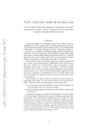 Study of Fluid Flow Within the Hearing Organ