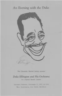 An Evening with the Duke