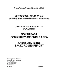 Sheffield Development Framework)