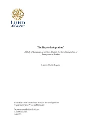The Key to Integration?