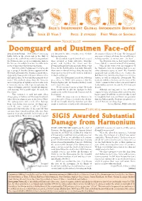 Doomguard and Dustmen Face-Off SIGIL (LOWER WARD)—After Weeks of Continuing and Detained by Their Comrades, Most of Them the Tentative Balance of the Cage