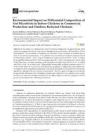 Environmental Impact on Differential Composition of Gut Microbiota In