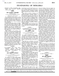 Extensions of Remarks E837 EXTENSIONS of REMARKS