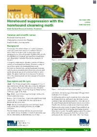 Horehound Suppression Using the Horehound Clearwing Moth (DSE Vic)