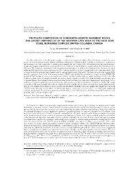 Protolith Composition of Cordierite–Gedrite Basement Rocks