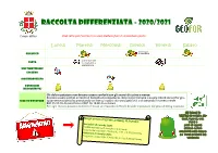 Raccolta Differenziata - 2020/2021