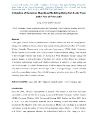 Validation of Container Ship Squat Modeling Using Full