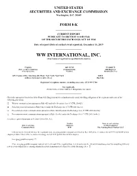 WW INTERNATIONAL, INC. (Exact Name of Registrant As Specified in Its Charter)