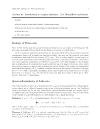 Connectedness of Julia Sets and the Mandelbrot