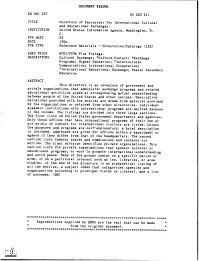 DOCUMENT RESUME ED 361 257 SO 023 211 TITLE Directory Of