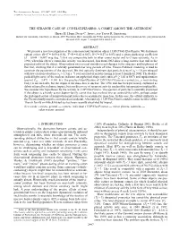 THE STRANGE CASE of 133P/ELST-PIZARRO: a COMET AMONG the ASTEROIDS1 Henry H