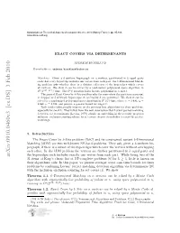 Arxiv:0910.0460V3 [Cs.DS] 3 Feb 2010 Ypsu Ntertclapcso Optrsine21 ( 2010 Science Computer of Aspects Theoretical on Symposium Matching