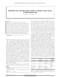 Biodiversity and Extinction Versus Control of Oestrid Causing Myiasis in Mediterranean Area Otranto D.* & Colwell D.D.**