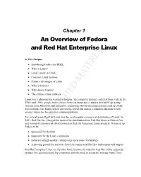 What Are Red Hat Enterprise Linux and Fedora?