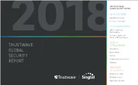 2018 Trustwave Global Security Report