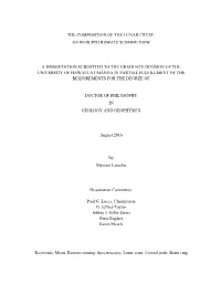 The Composition of the Lunar Crust: an In-Depth Remote Sensing View