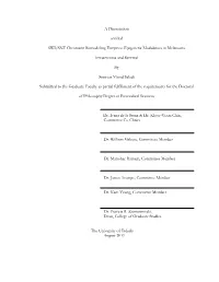 A Dissertation Entitled SWI/SNF Chromatin