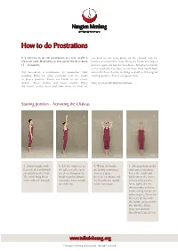 How to Do Prostrations