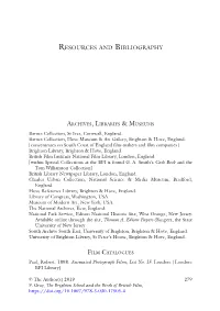 Resources and Bibliography