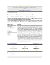 The Impact of Sound Land Use Management to Reduce Runoff