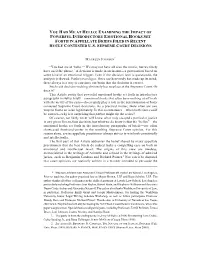 You Had Me at Hello: Examining the Impact of Powerful Introductory Emotional Hooks Set Forth in Appellate Briefs Filed in Recent Hotly Contested U.S