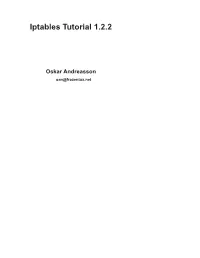 Iptables Tutorial 1.2.2