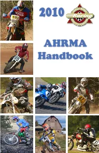 AHRMA Handbook Handbook
